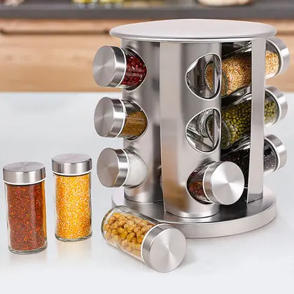 Set de condimenteros giratorios 12pzas
