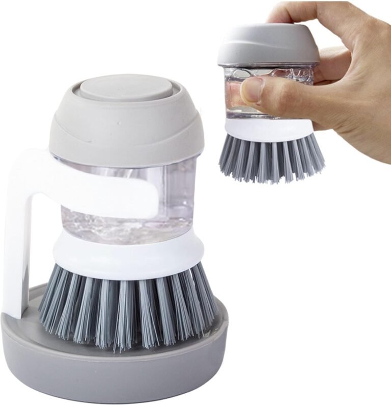 Cepillo para Lavaplatos con Dispensador de Jabon
