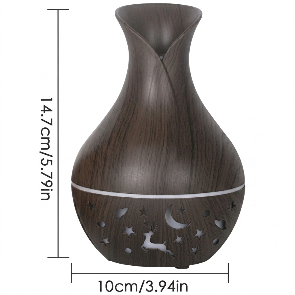 Humidificador Diseño Florero Led 200ml - Imagen 3