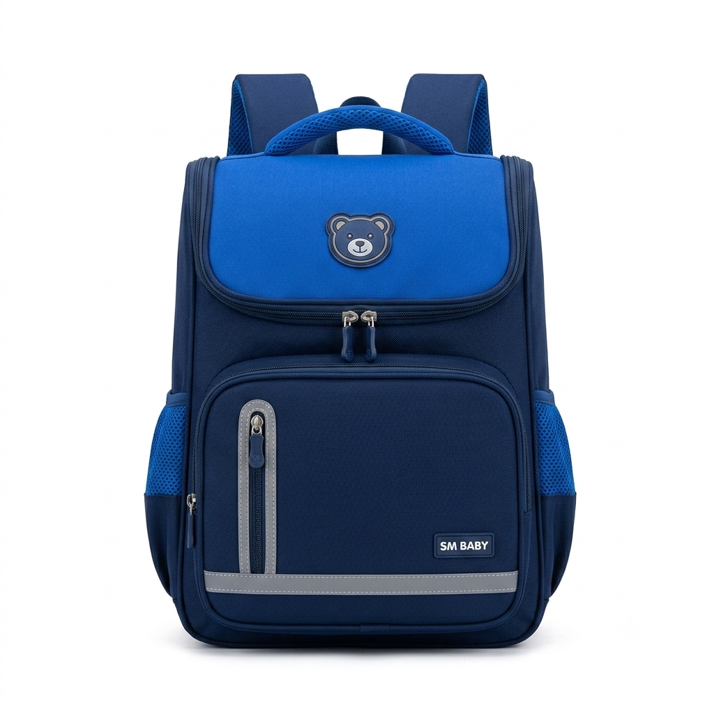 Mochila Diseño Oso Azul